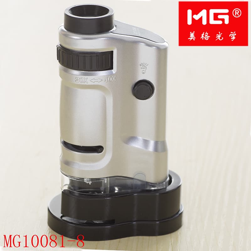 Factory Direct Large Eyepiece Mini Microscope 20-40x MG10081-8 Wide Angle Portable
