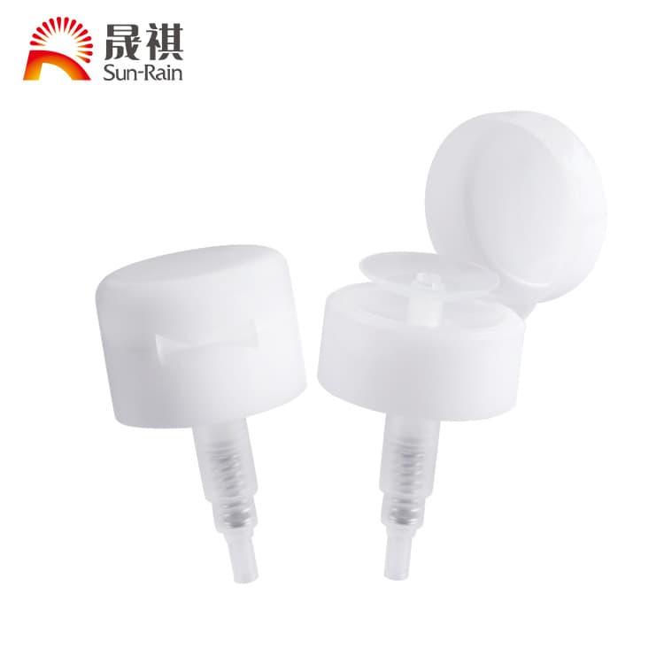 Shengqi factory direct 33mm diameter nail polish pump, nail polish remover pump, press-type pump head, nail polish remover flip cap
