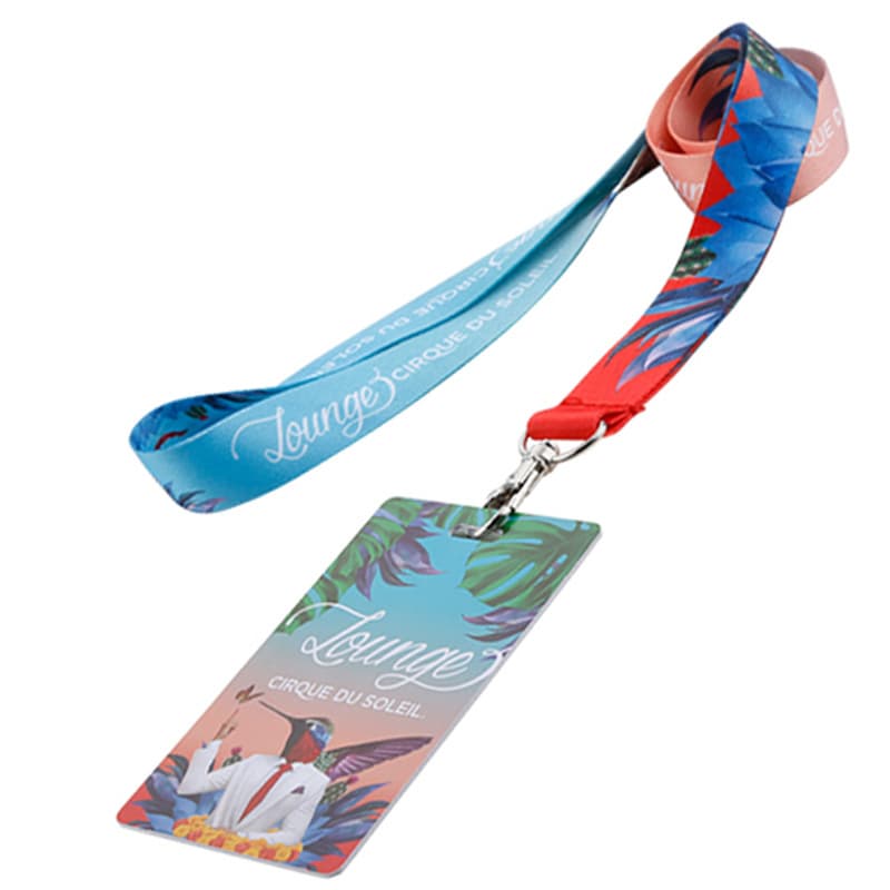 Jacquard Screen Print Sublimation Lanyard Strap Polyester Heat Phone Strap Phone Chain Lanyard