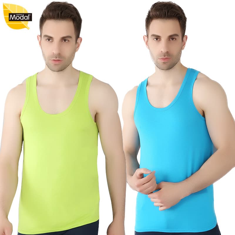 Factory wholesale men's summer youth fitness hurdles T-shirt, plus size, stretchy, sports casual wide vest