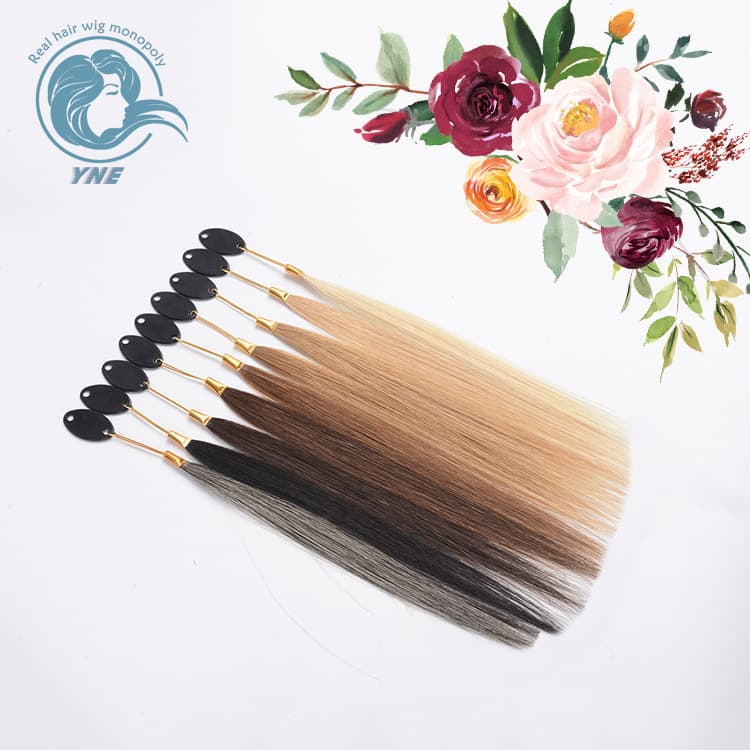 Real Hair Curling Iron Practice Dyeing Hair Bundles Short Hair Universal for Any Skin Color And Face Shape Professional Salon Use