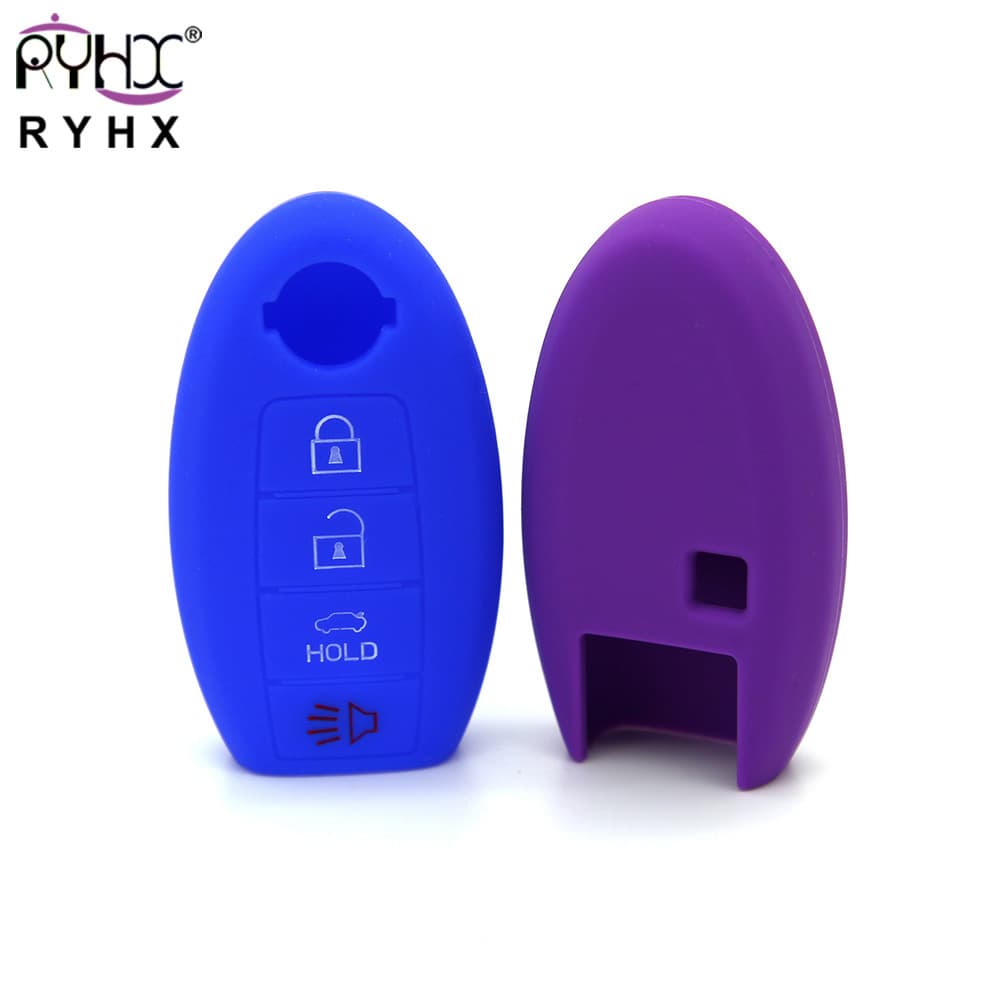 Suitable for Nissan New Loulan X-Trail New Tiida Sylphy Teana Sunshine Qashqai Car Silicone Key Case