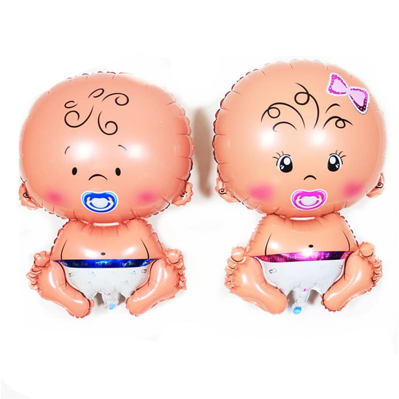 New Aluminum Film Balloon Baby Pacifier Baby Doll Balloon Aluminum Film Birthday Cartoon Balloon