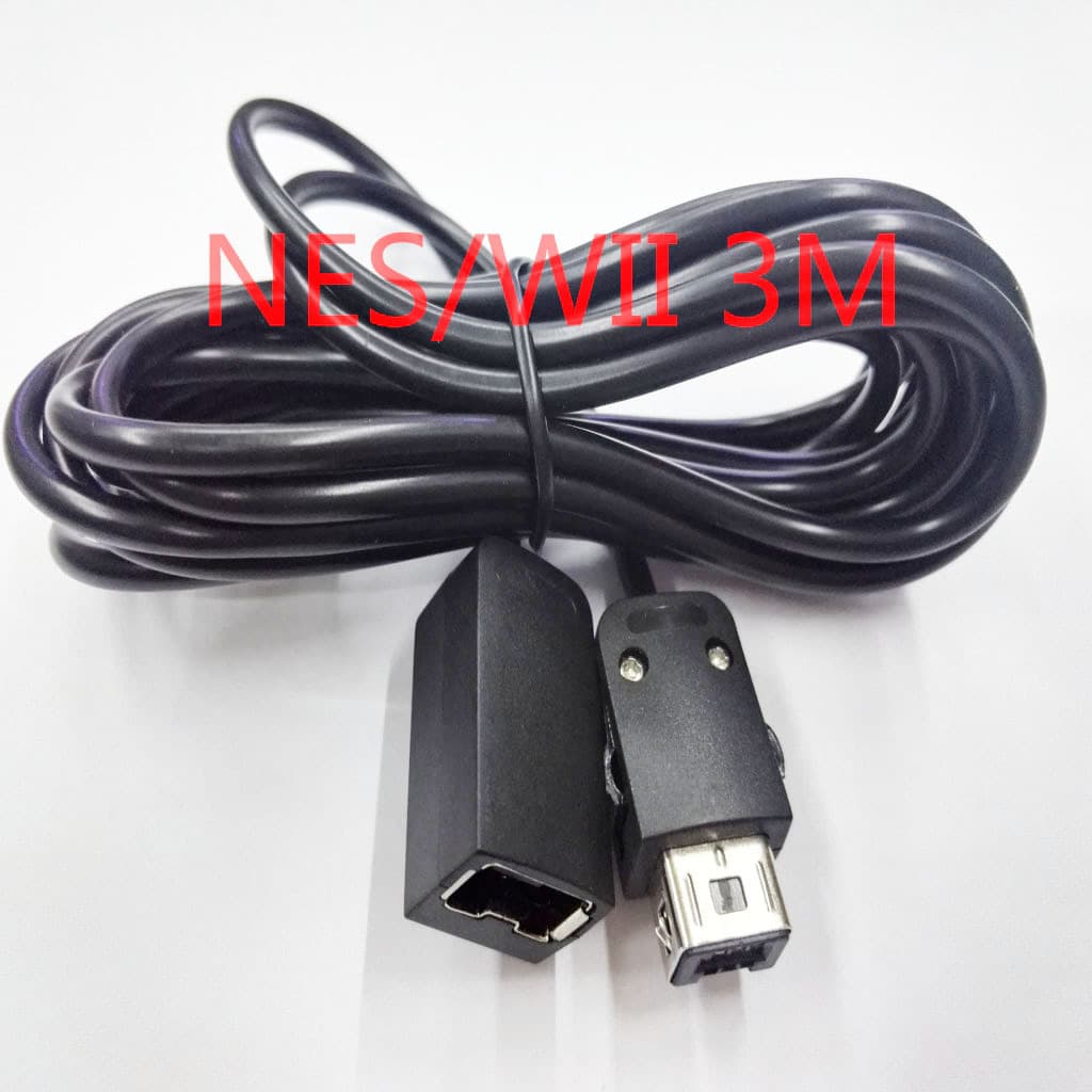 Compatible with Nintendo 3M SNES Mini Controller Extension Cable WII Extension Cable Classic Cable