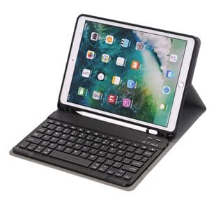 For 2024 iPad Pro 11 Inch Pen Slot Leather Case Keyboard Split Aluminum Alloy Bluetooth Keyboard