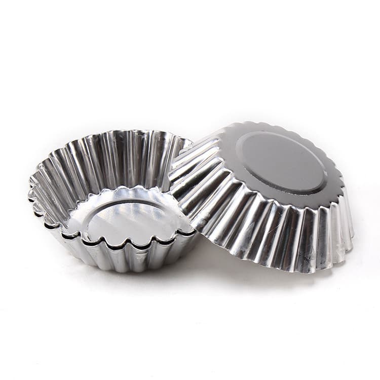Tinplate Egg Tart Mold Portuguese Tart Mold Egg Tart Cup Baking Pan Cake Mold Baking Mold Wholesale