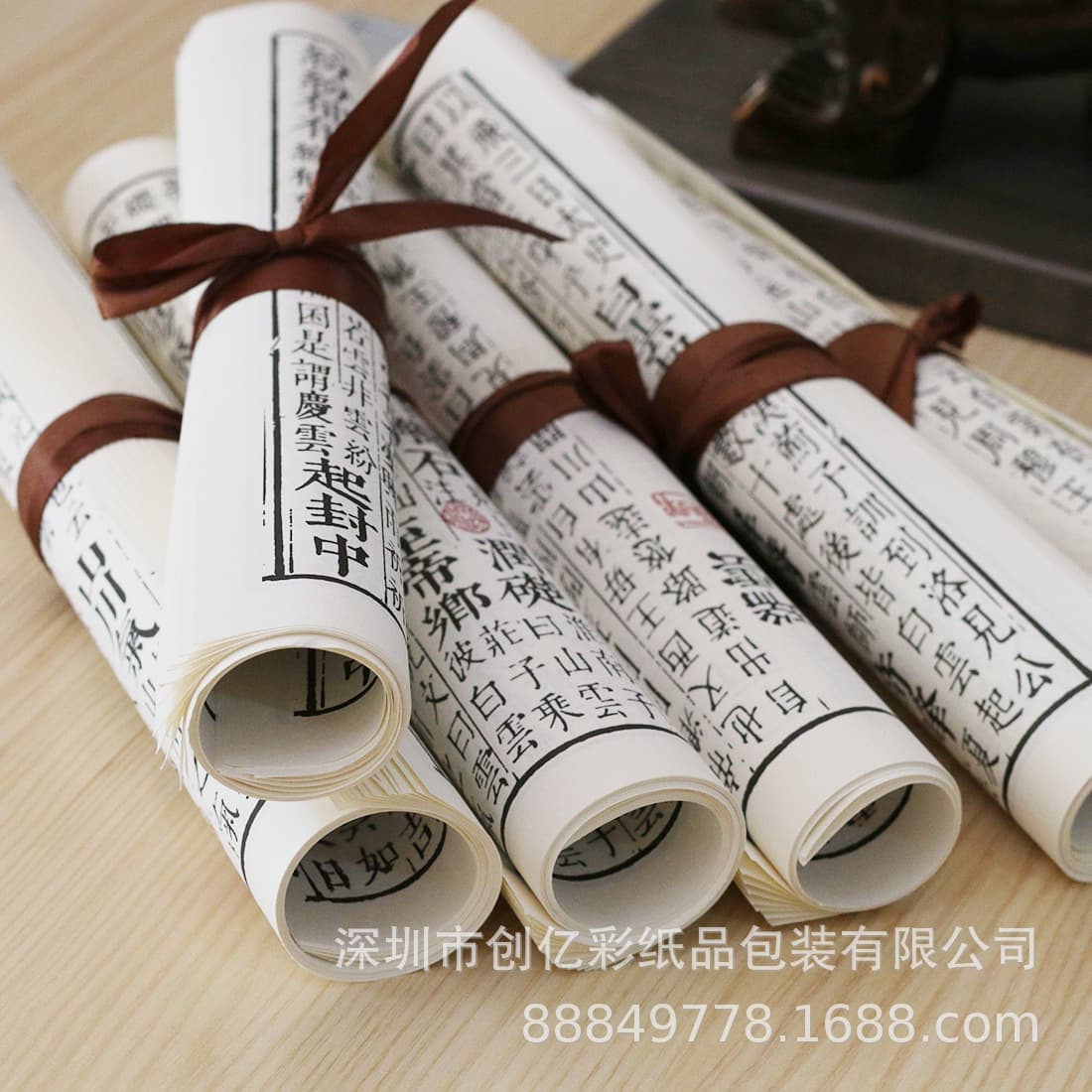 Window utensils, exhibition hall display cabinets, paper crafts, bookcases, model room decorations, new Chinese-style handmade creative ornaments