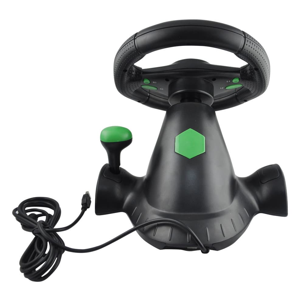 Racing Simulator Steering Wheel Multi-All-in-One Series PC Computer Game Fully Compatible Vibration Game Steering Wheel