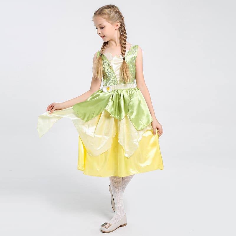Cross Border Halloween Princess Tiana Dress Kids Costume Cosplay The Wizard of Oz Play Costume Dress