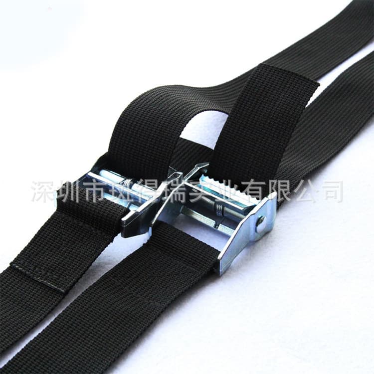 Factory wholesale cargo binding straps with zinc alloy snap buckles, 5 meters in stock, binding straps, fixing straps, tightening straps.