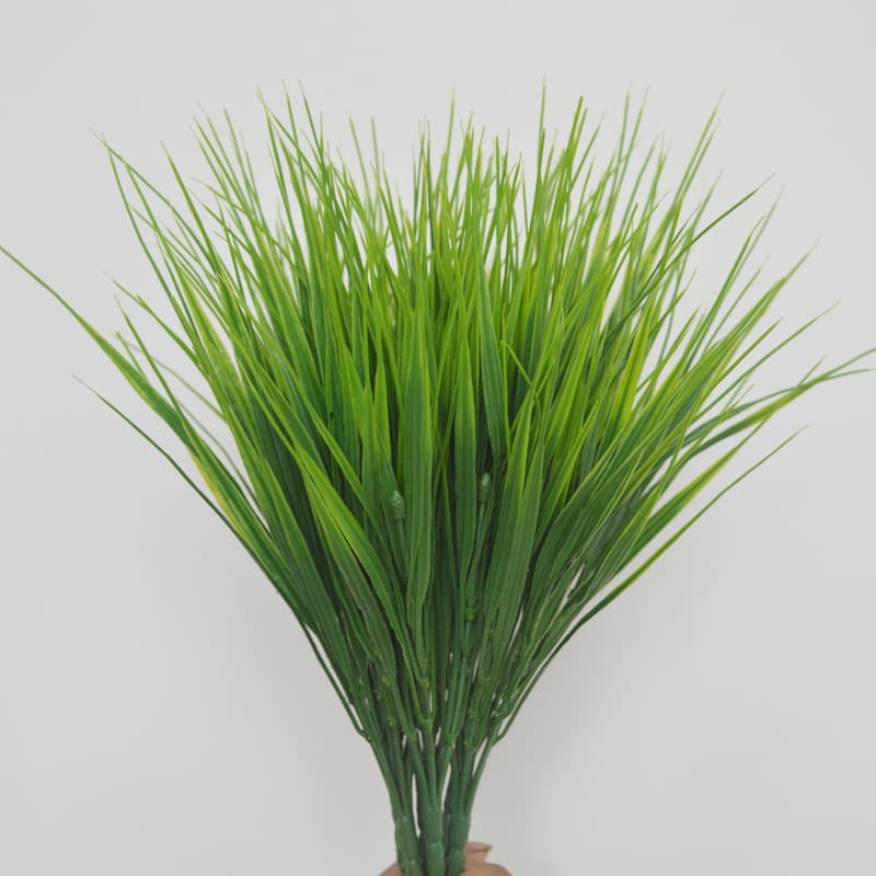 Wholesale green grass, simulated plants, plastic grass, background wall decorative flowers, bonsai gardening flower arrangements with grass