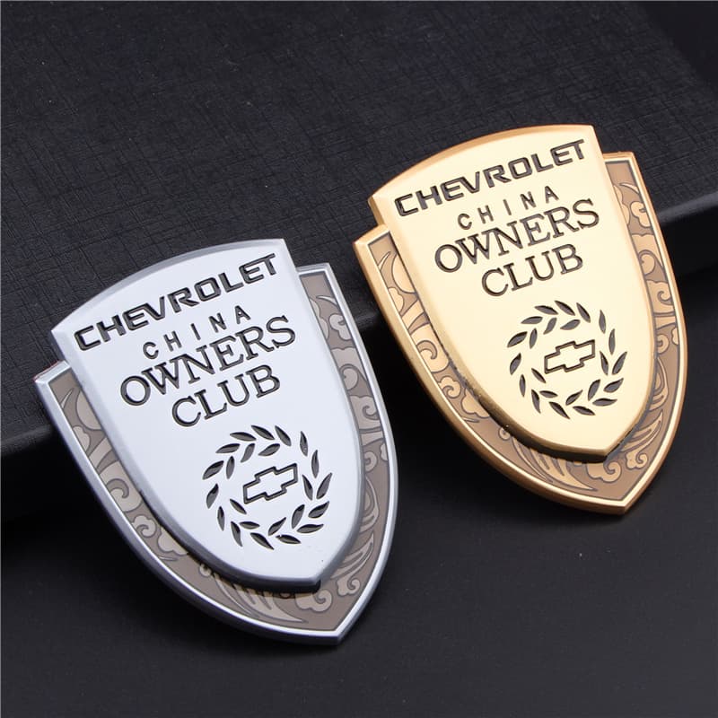 Suitable for Chevrolet New Cruze New Sail Chuangku. Malibu Modified Car Sticker Side Label Metal Car Sticker