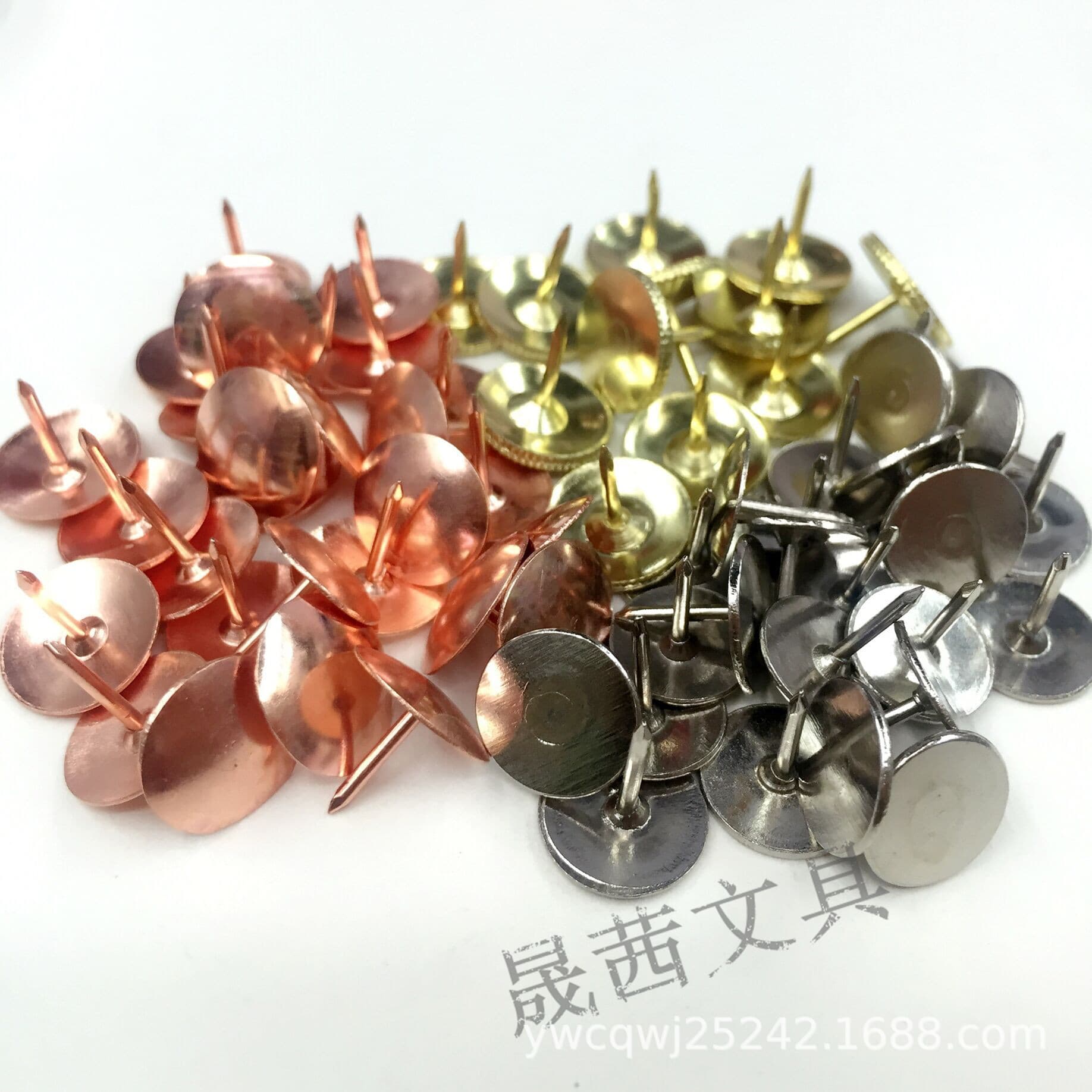 Cork board thumbtacks, drawing board nails, rose gold thumbtacks, bubble nails, round nails, large-headed nails, photo wall message board, flat-headed thumbtacks