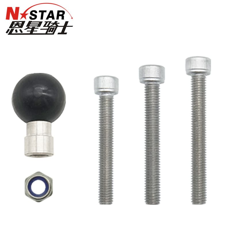 Motorcycle Phone Holder Fixed Recorder Ball Head Accessories M8 Screw Fixed Ball Head Accessories Car Supplies Motorcycle
