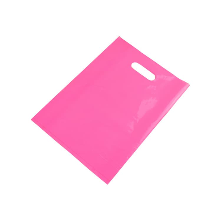 Eyewear Store PE Flat Mouth Bag Custom Advertising Bag Gift Plastic Handbag Packaging Bag Printed with Logo