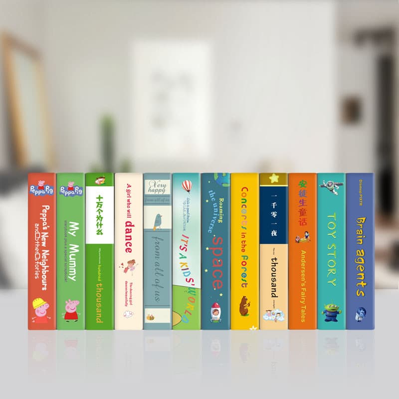 Children's Cartoon Simulation Book Cover Book Decoration Fake Book Prop Model Advertising Prop for Photography