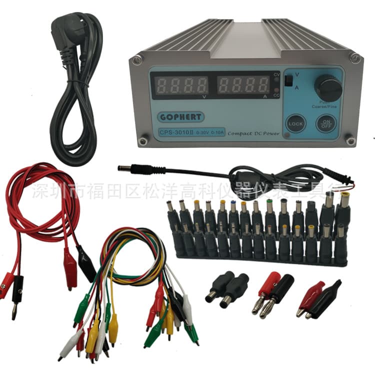 gophert Gehui DC regulated power supply CPS-3010II DC 30V10A adjustable regulated power supply silent