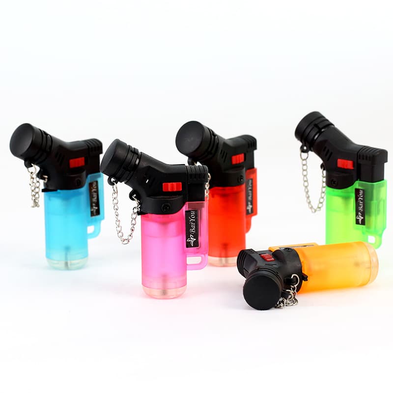 Mini Jet Electronic Direct-Flame Lighter Cigar Lighter Candle Incense Moxibustion Windproof Lighter