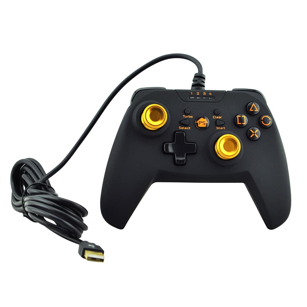 Factory Direct PS3/PC Wired Game Controller with Dual Vibration
