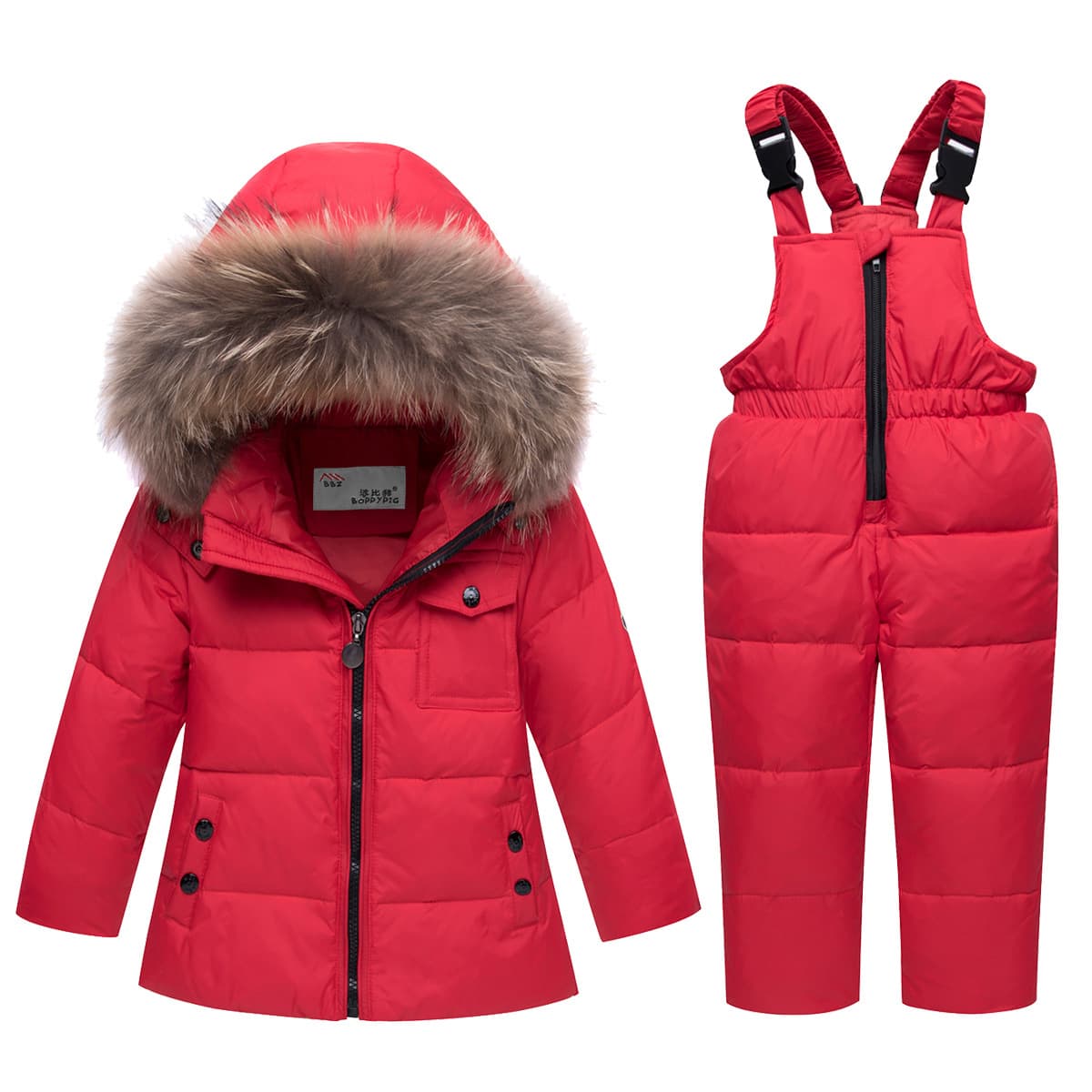 Factory direct sales of new children's down jacket suits for men and women, thickened European and American children's winter jackets