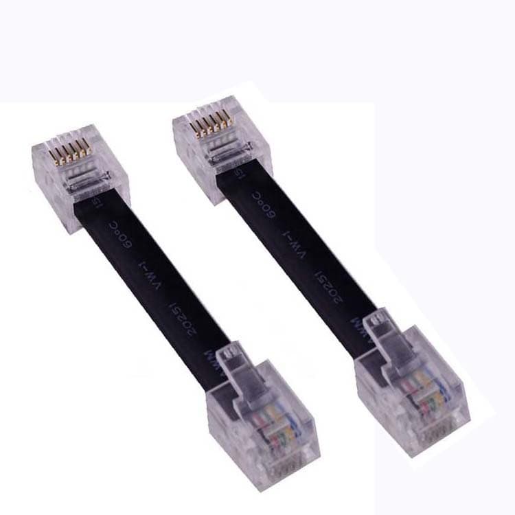 Shenzhen factory direct sales, six-core flat telephone wire, 26AWG multi-strand pure copper