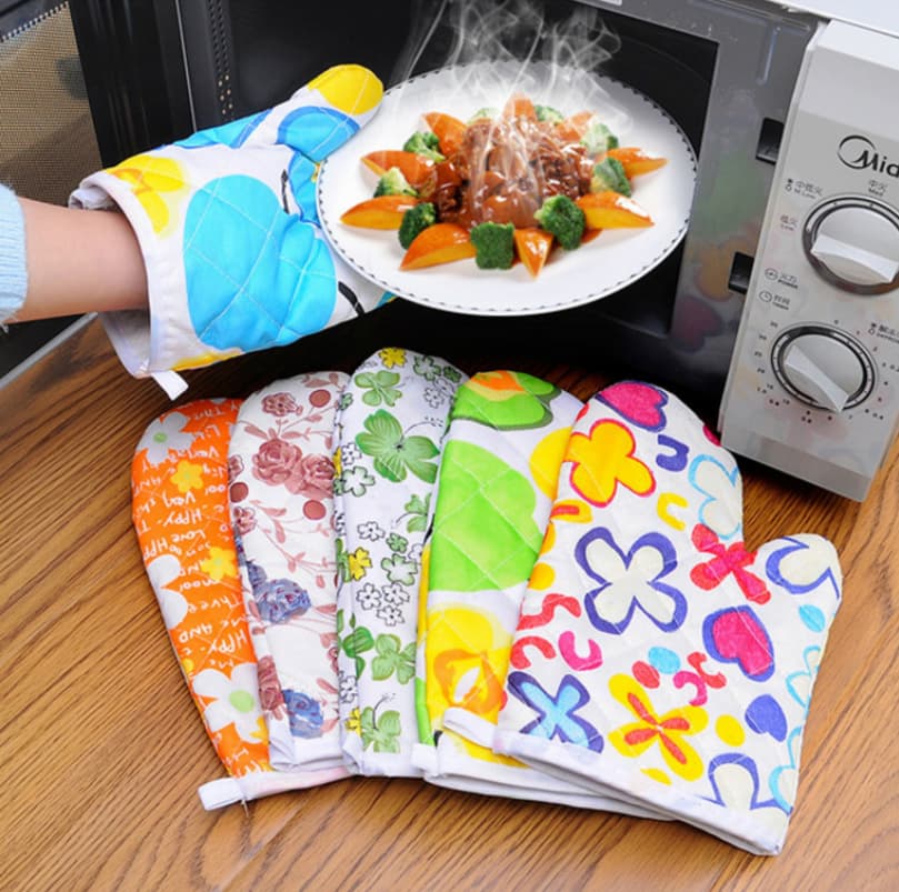High Temperature Resistant Baking Oven Gloves Microwave Gloves Heat Insulation Gloves Single Price Factory Direct
