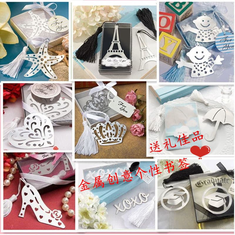 Graduation season small gift owl bookmark tassel wedding return gift creative gift PVC student gift box