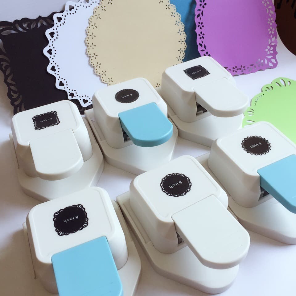 Children's educational toy DIY pattern puncher, embossing machine with lace border