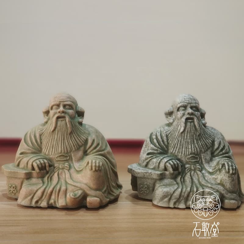 Wholesale resin crafts, home living room Laozi ornaments, Chinese style Qingyuan Mountain Laojunyan ornaments, antique