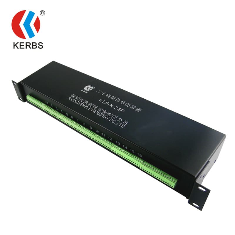 Wholesale 24-port Signal Lightning Arrester Rack-mounted Surge Protector for Data Center Control SPD Manufacturer