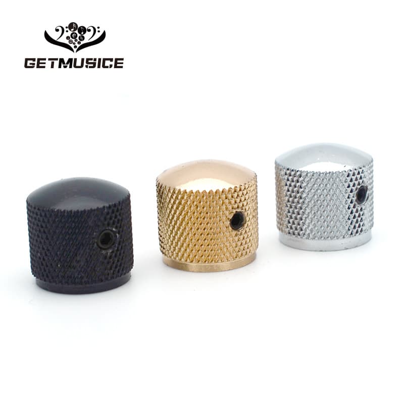 High-grade metal potentiometer cap electric guitar hole metal volume knob bass volume knob tone knob