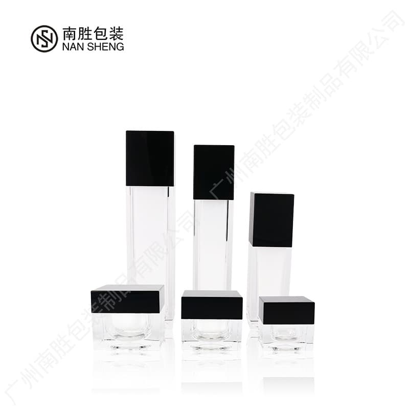 Press the pump head to fill the bottle 120ml large capacity acrylic empty bottle 50g eye mask patch sleeping mask cream bottle