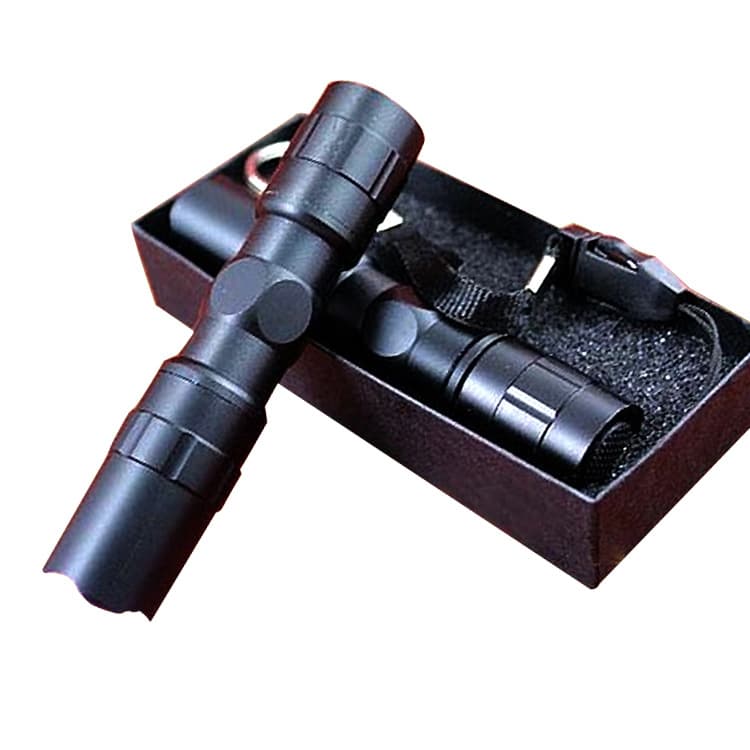 AA Battery Mini Aluminum Flashlight LED Gift with Custom Logo Printing