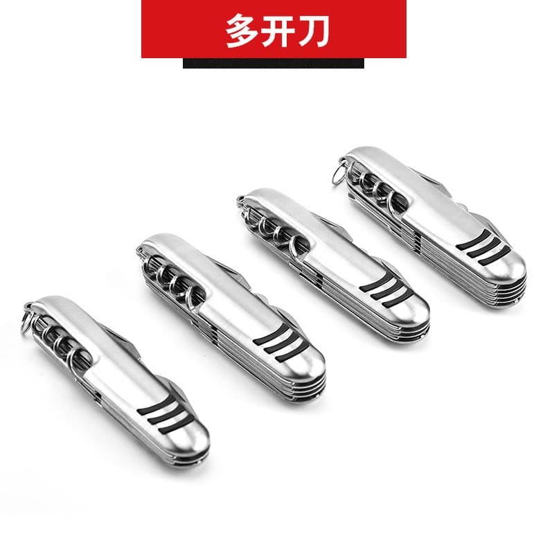 Factory Direct Stainless Steel Multifunction Knife Swiss Army Knife Camping Gear Outdoor Tool