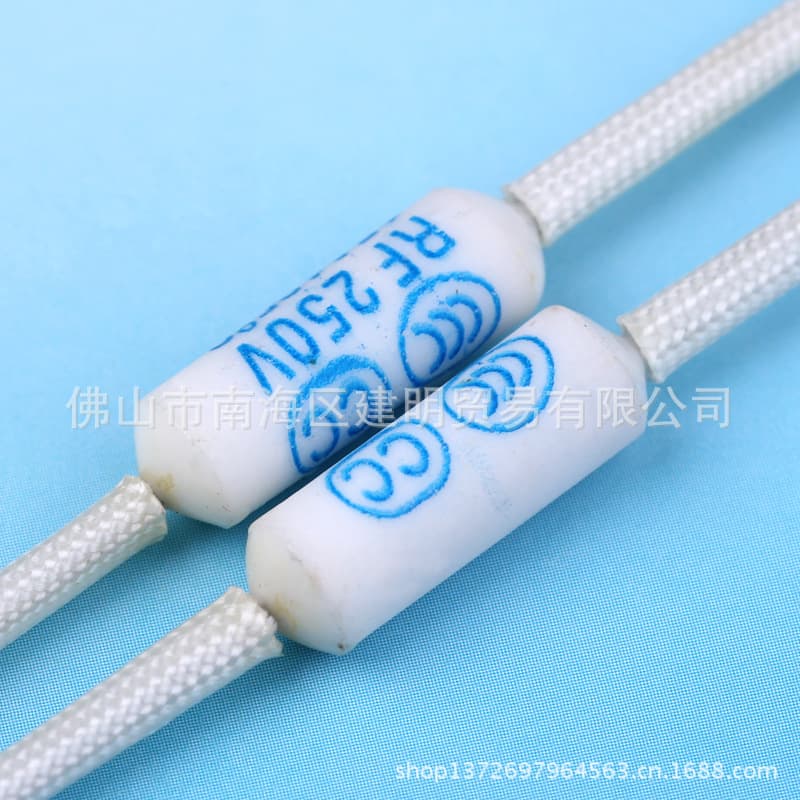 CC Brand Direct Wholesale D Series Ceramic Resistor 15A 185°C Thermal Fuse Thermal Cutoff