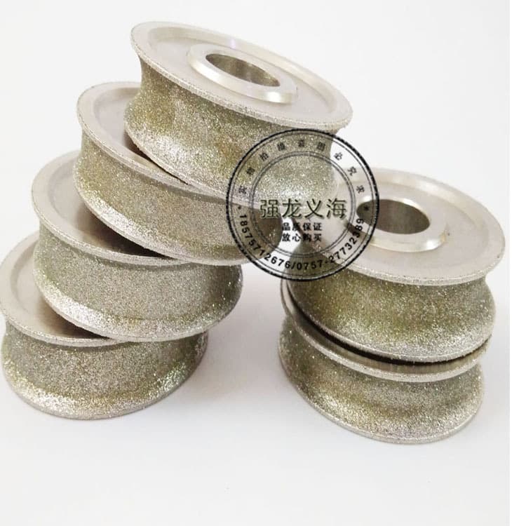 Handheld Edge Grinder Electroplated Grinding Wheel, Special Grinding Wheel for Straight/Curved Edge 65*22, Edge Grinder Accessories