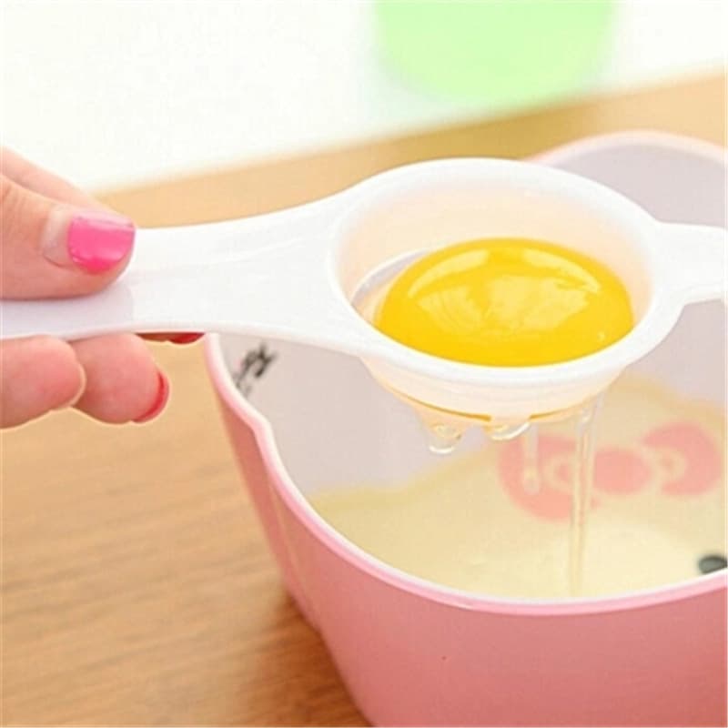 Egg separator for home use, egg liquid filter, egg white and yolk strainer, yolk separator
