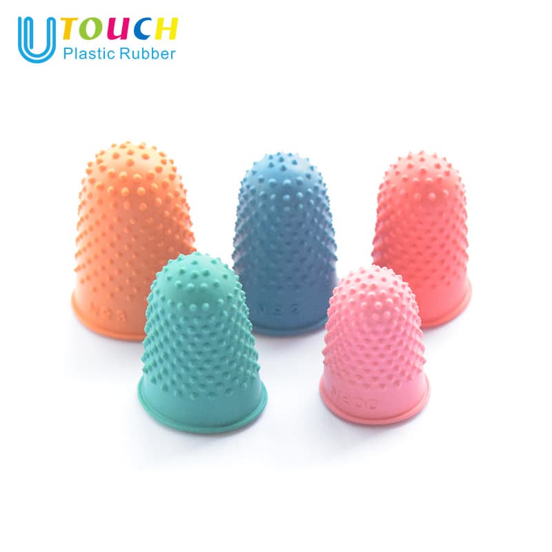 Heat-resistant rubber finger cots anti-fingerprint protection finger numbness counting money page-turning gloves wholesale in stock
