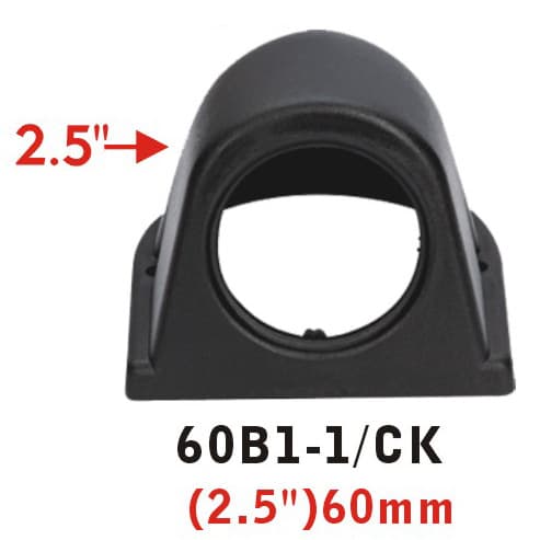 Automobile instrument 52mm black carbon fiber single hole standing instrument frame instrument seat instrument cover