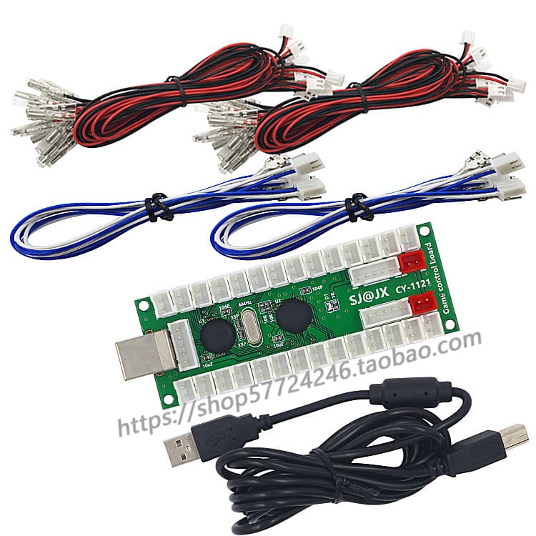 DIY Arcade Joystick Accessory Kit USB Arcade Joystick Chip Circuit Board Arcade Joystick Chip Button