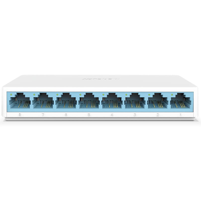 *Mercury S108CM/C S1108M 8-Port Fast Ethernet Switch, Portable for Home Use