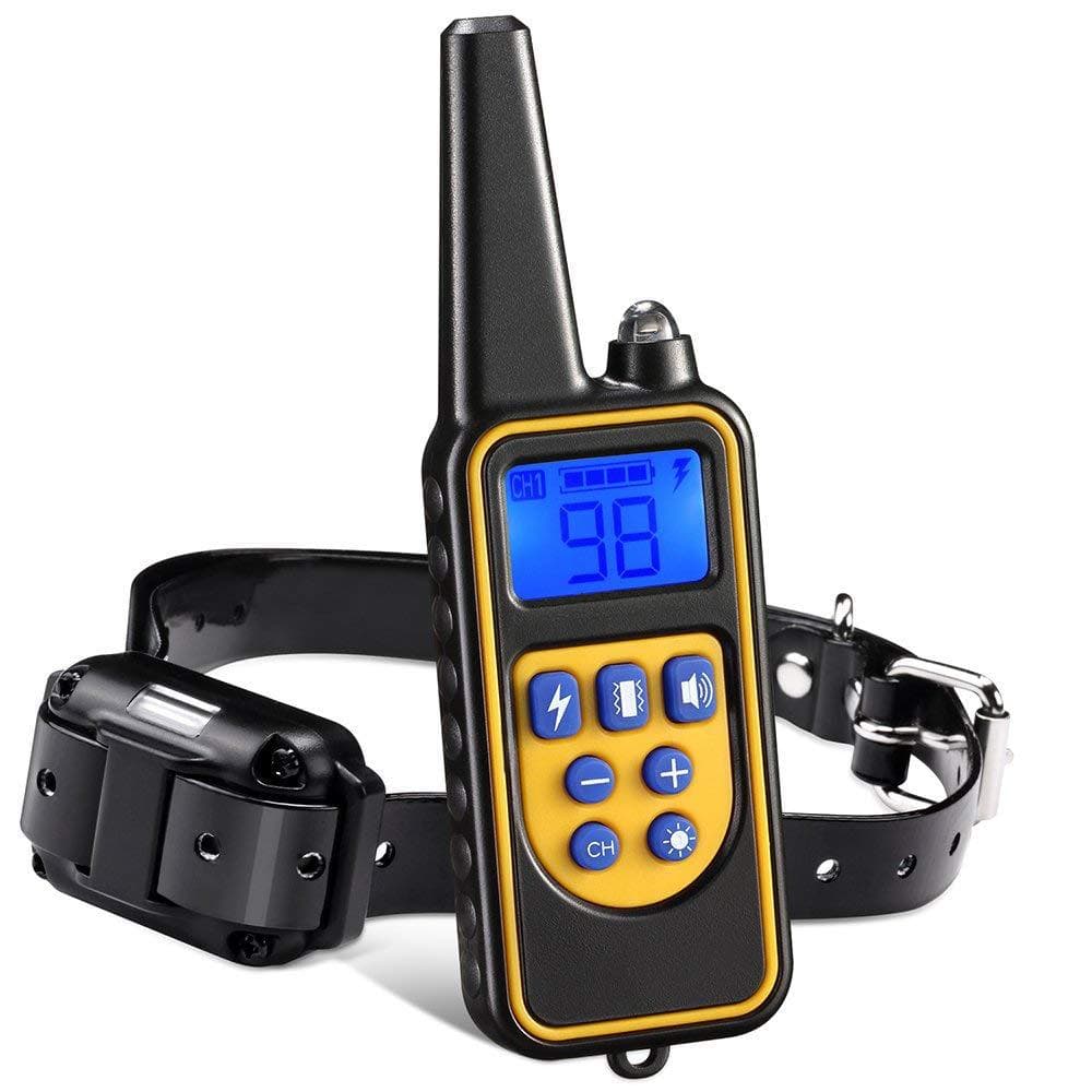Electronic Cross-Border Hot-Selling Pet Smart Collar Remote-Controlled Dog Training Device Ultrasonic Anti-Barking Automatic Backlight Waterproof Rechargeable