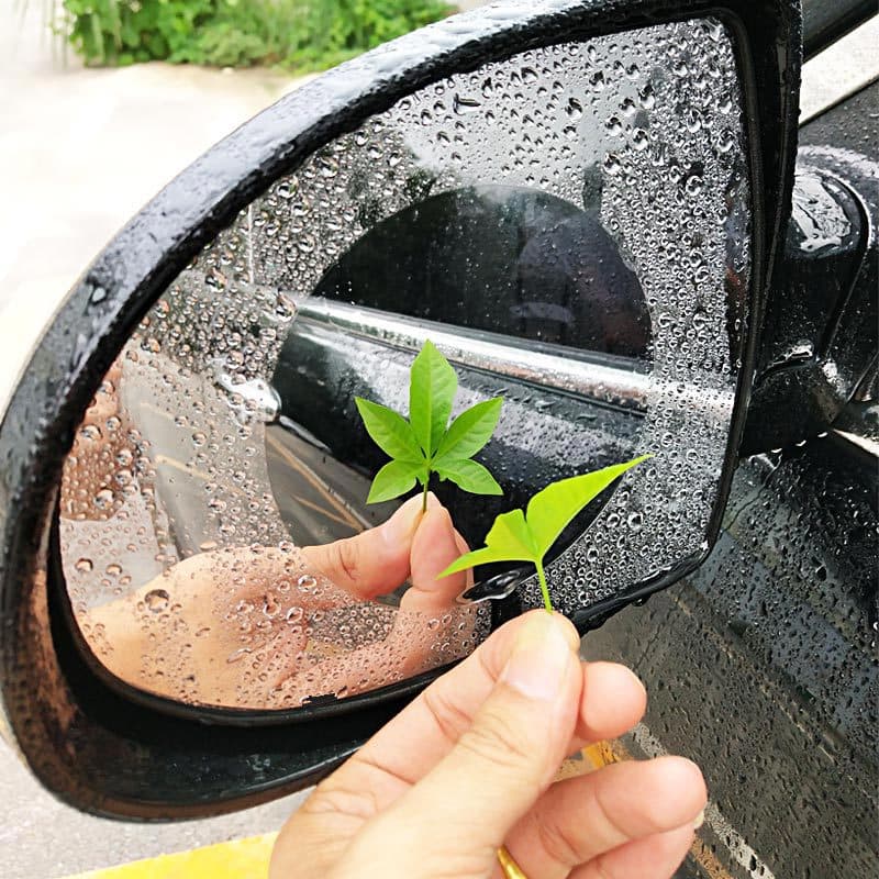 Car Rainy Day Nano Anti-Fog Sticker, Vehicle Rearview Mirror Rain Film, Automotive Rearview Reflective Mirror Waterproof Film