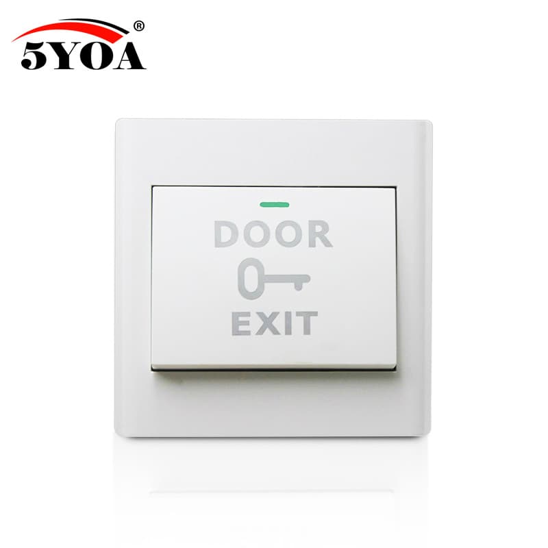 Access Control Switch Doorbell Switch Panel Flush-mounted 86 Type Exit Button Exit Switch Door Opening