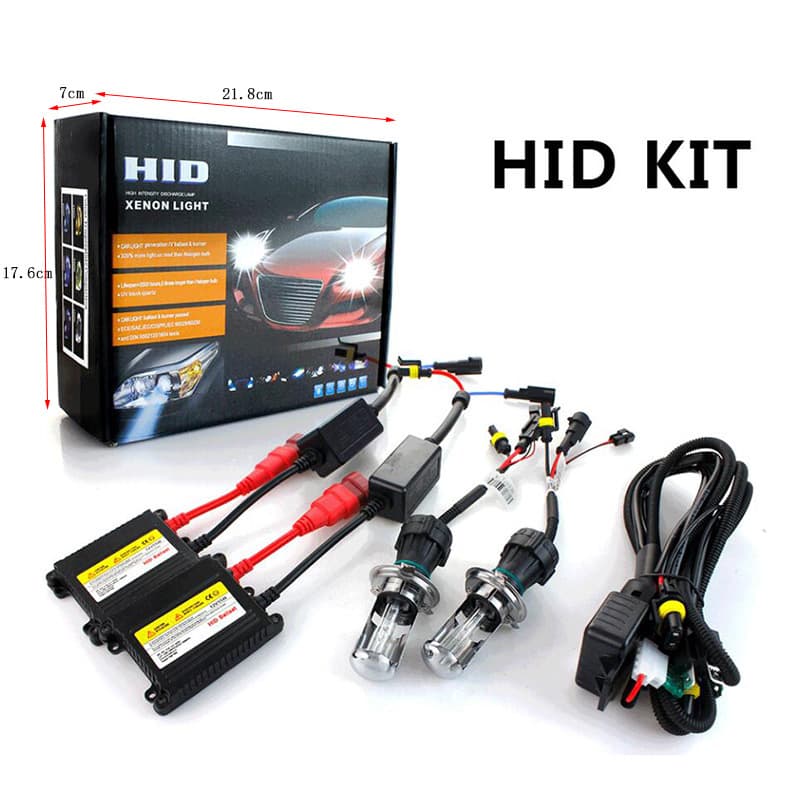 35w/55w Xenon Hid Headlight Kit Small Package Ultra-thin Hid Xenon Big Light Front Spotlight Manufacturer Wholesale
