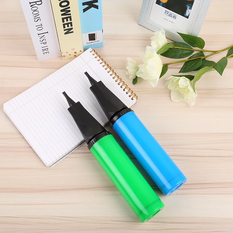Manufacturer Wholesale Balloon Push-Pull Inflator Plastic Portable Hand Pump for Balloons