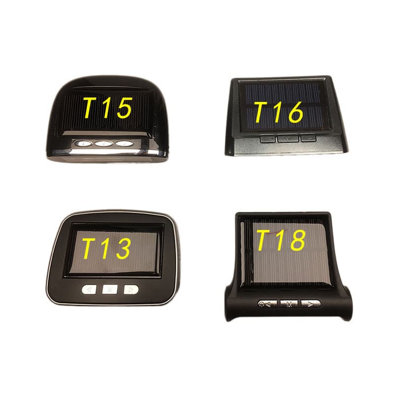 Universal Automotive TPMS External Tire Pressure Monitoring System Wireless Solar-Powered Tire Pressure Monitoring