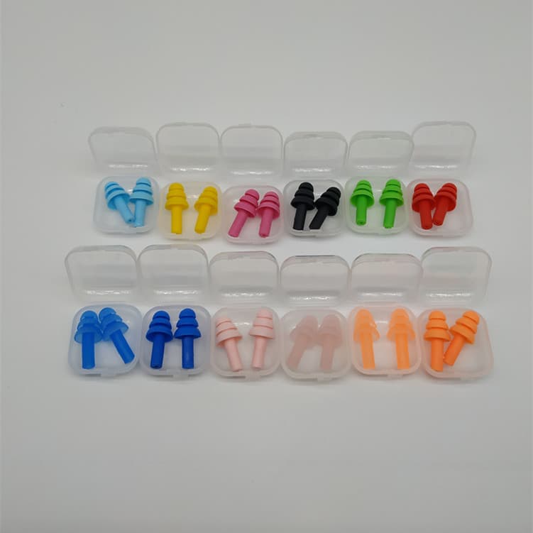 2025 Factory Wholesale Noise Reduction Silicone Earplugs for Study and Sleep, Snore Prevention, Boxed Swimming Earplugs
