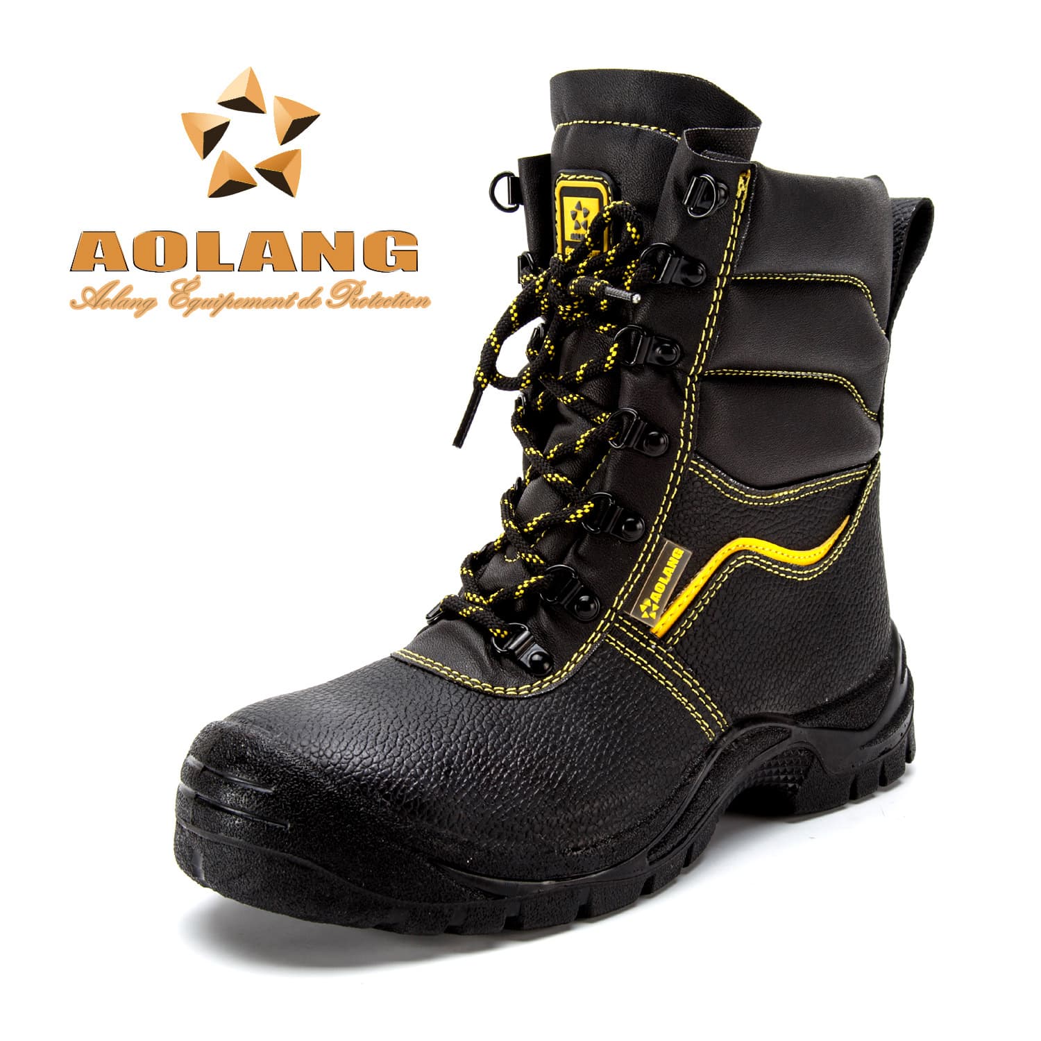 Men's Safety Shoes Winter Edition - High-Top Boots with Steel Toe Cap, Anti-Impact and Puncture-Resistant, Wear-Resistant Protective Work Site Safety Footwear