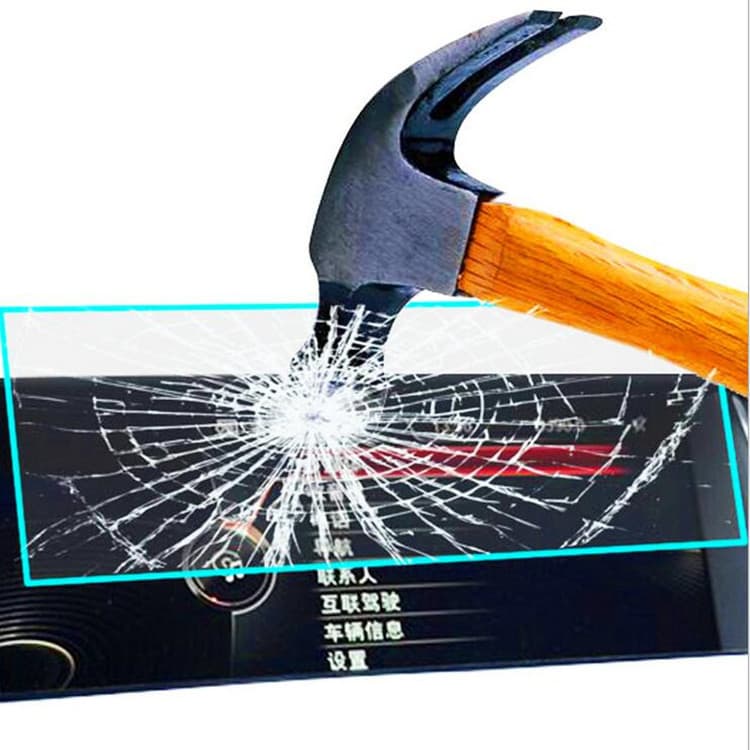 Factory loss clearance car DVD navigation tempered film 6 inches 6.5 inches 7 inches 8 inches 9 inches 10.2 inches imported glass